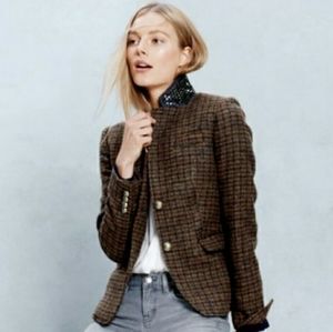 J.Crew Plaid and Bejeweled Schoolboy blazer!!
